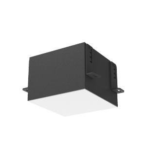 Светодиодный светильник VARTON DL-Grill CRI90 для потолка Грильято 150х150 мм с шириной ламели 10 мм встраиваемый 24 Вт 4000 К 140х140х100 мм RAL9005 черный муар DALI